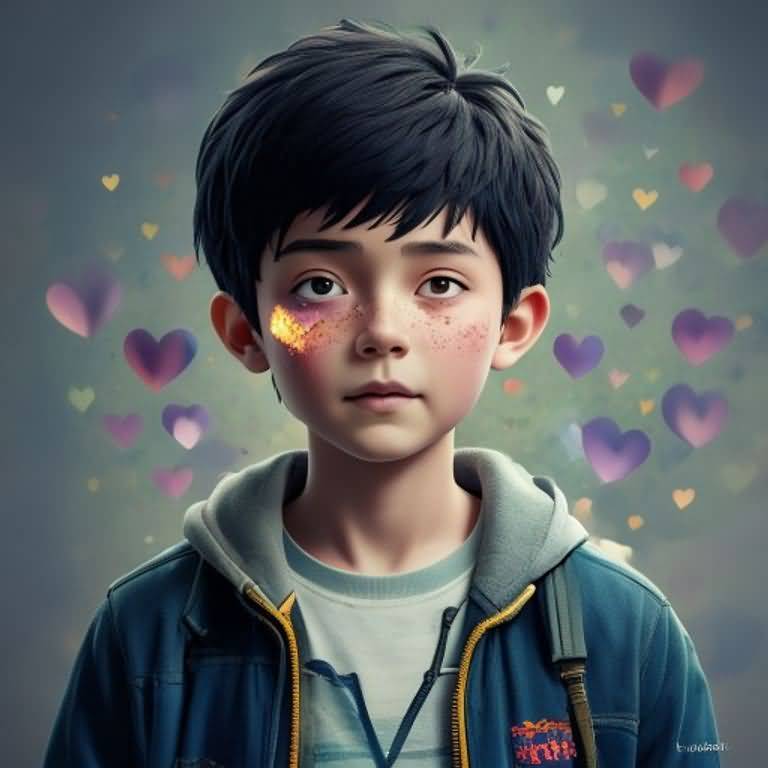 a heartbroken young boy
