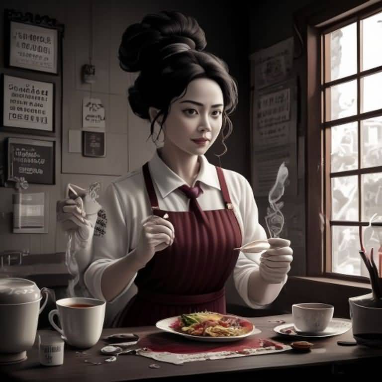 the noodle shop female boss