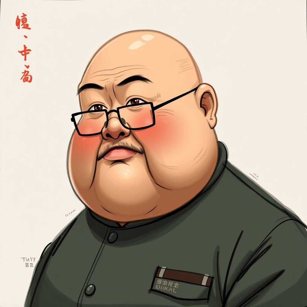 wu xiaohu (balding fat man)