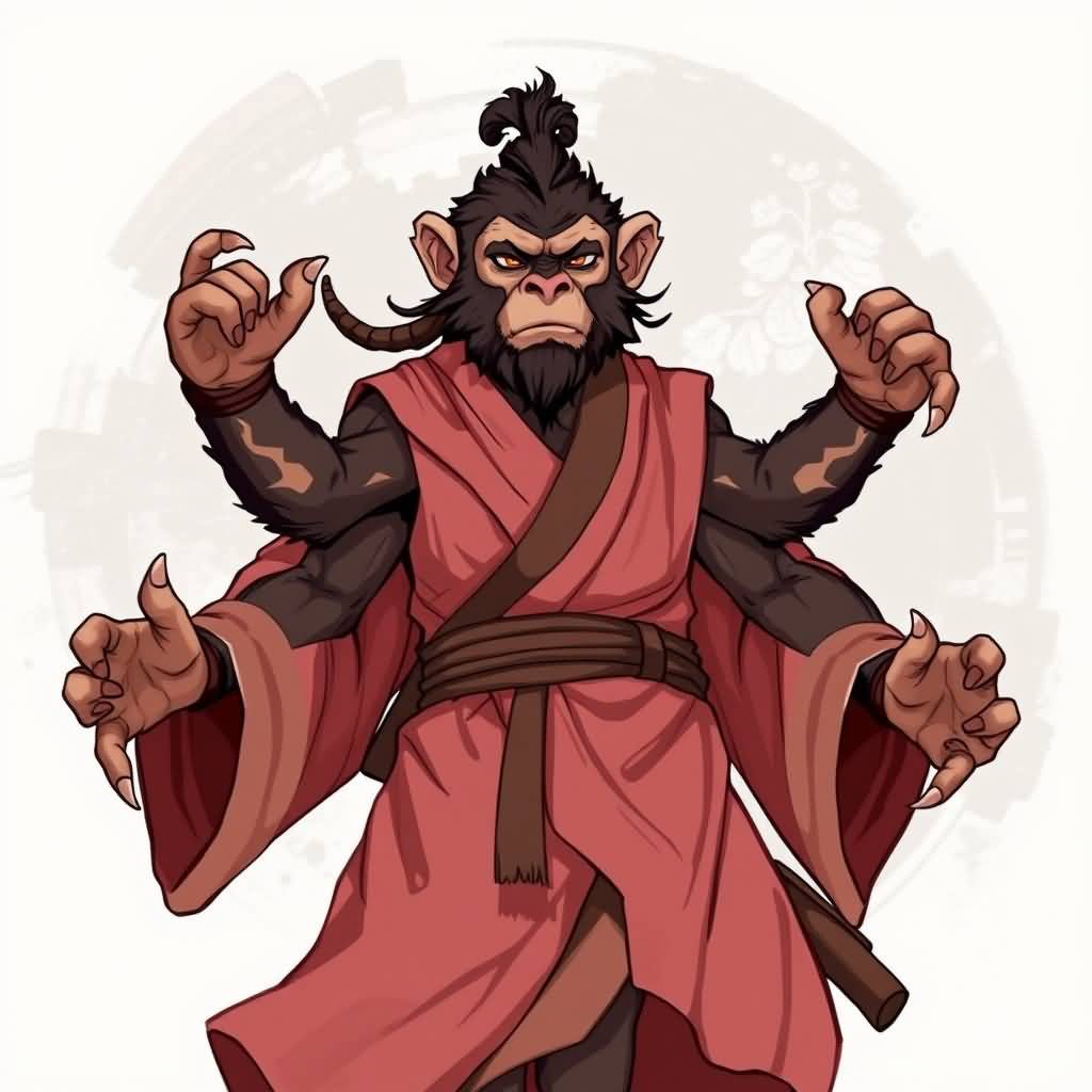 Eight-armed Ape