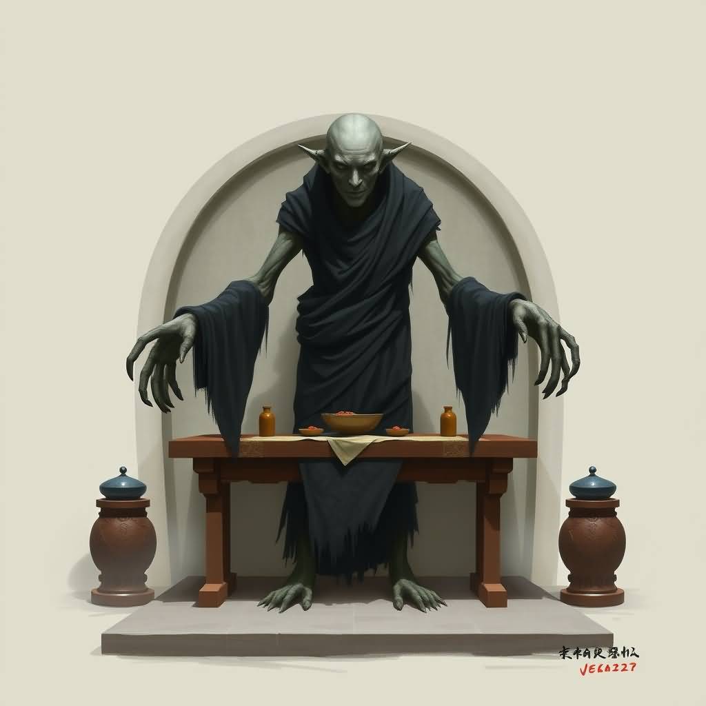 The Ancestral Hall Divine Statue
