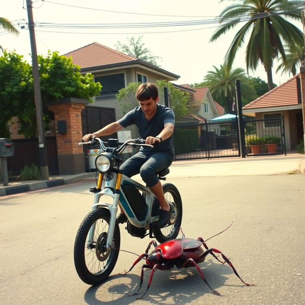 Electric Bike Rider