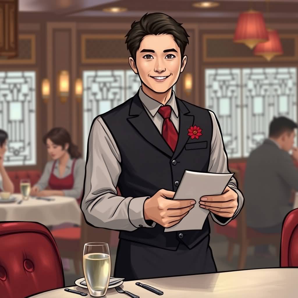 Crown Restaurant Waiter