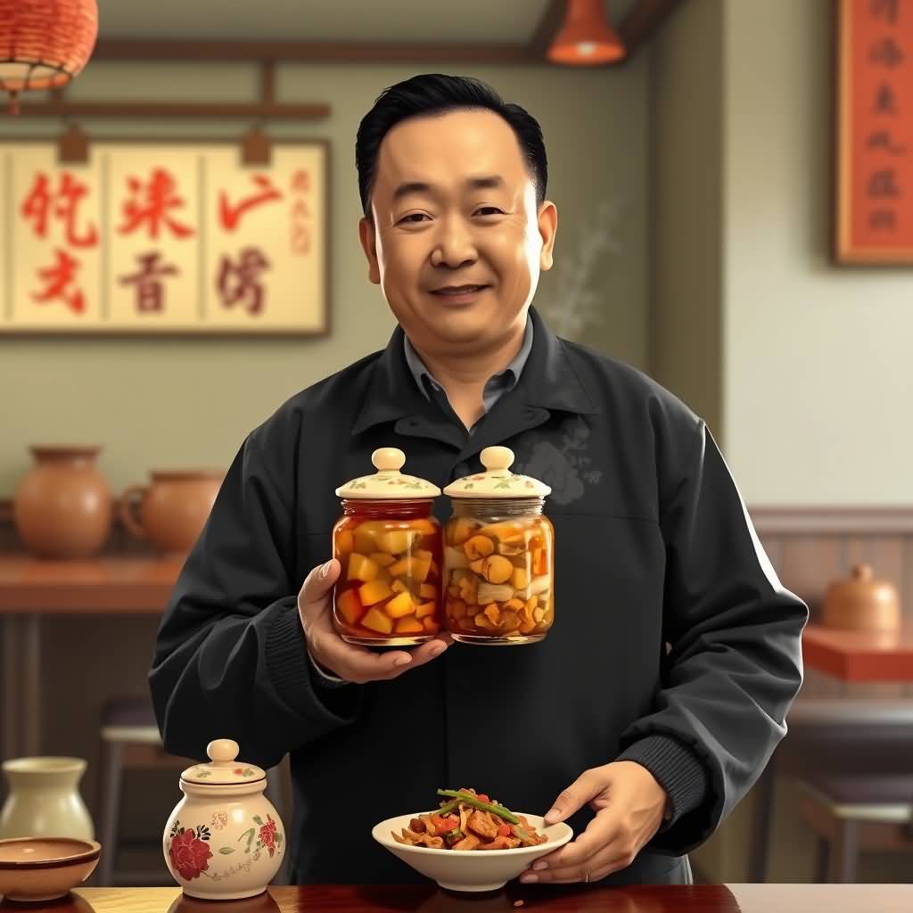 The Owner Of The Barbecue Restaurant