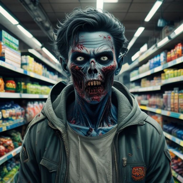 supermarket zombie
