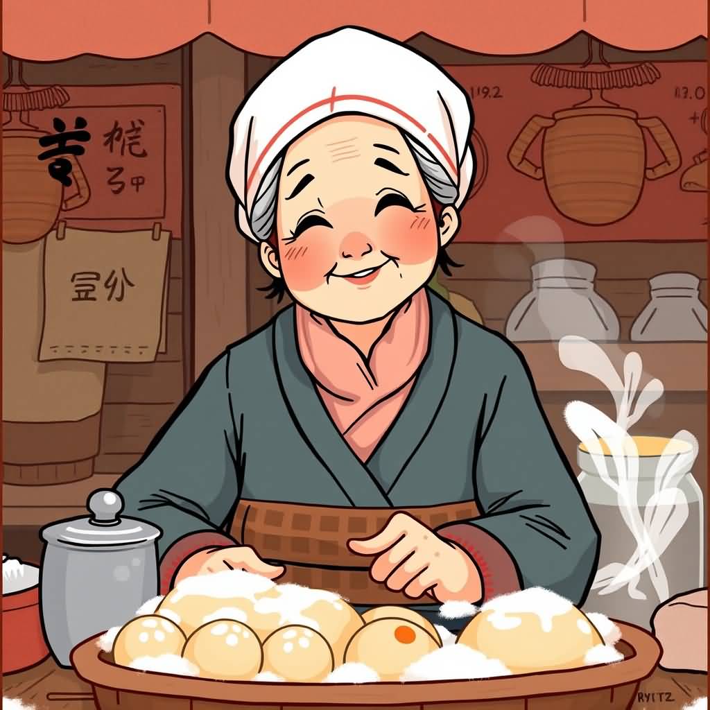 Kind Auntie (morning Market Aunt)