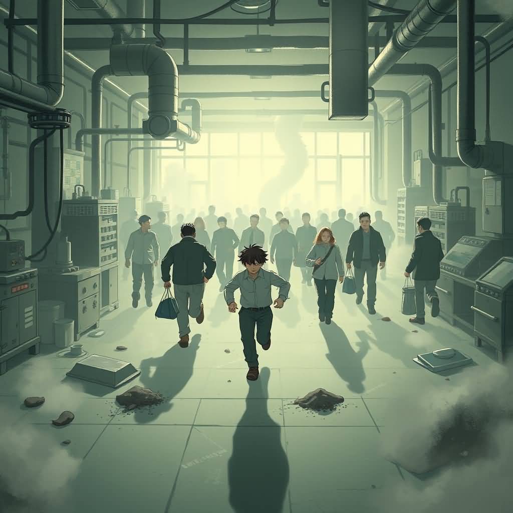 chemical plant random runner