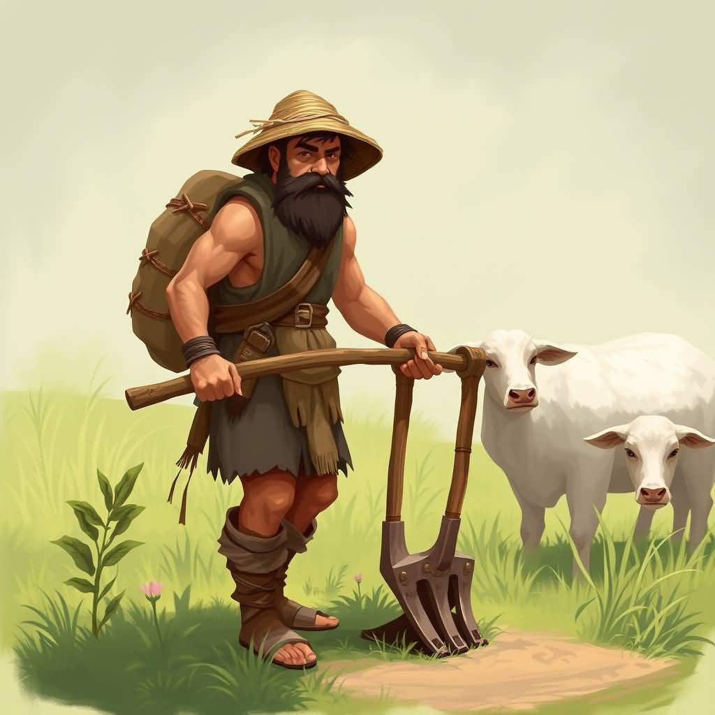 A Farmer Of He Man Village
