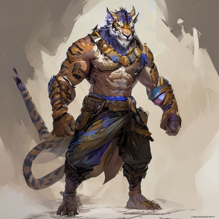 the tiger beastkin man