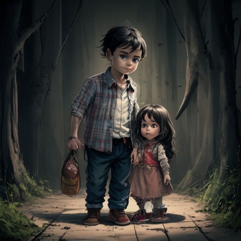 little girl's father