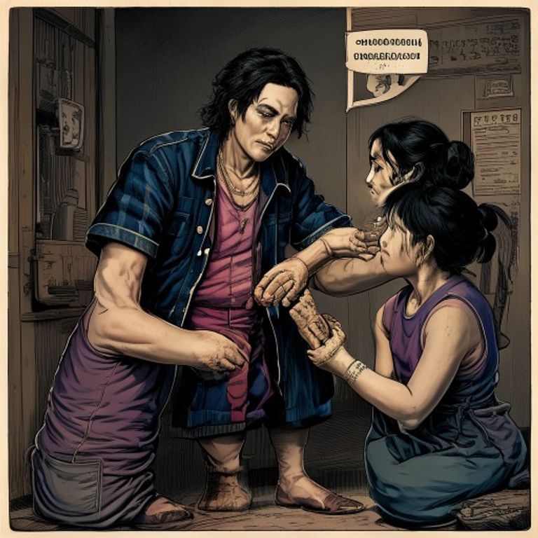 the girl's father