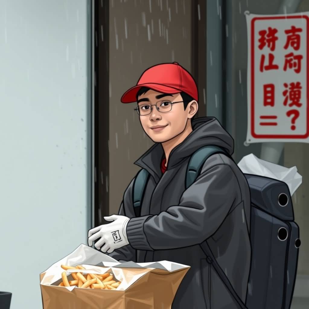 Pre‑made Meal Delivery Man