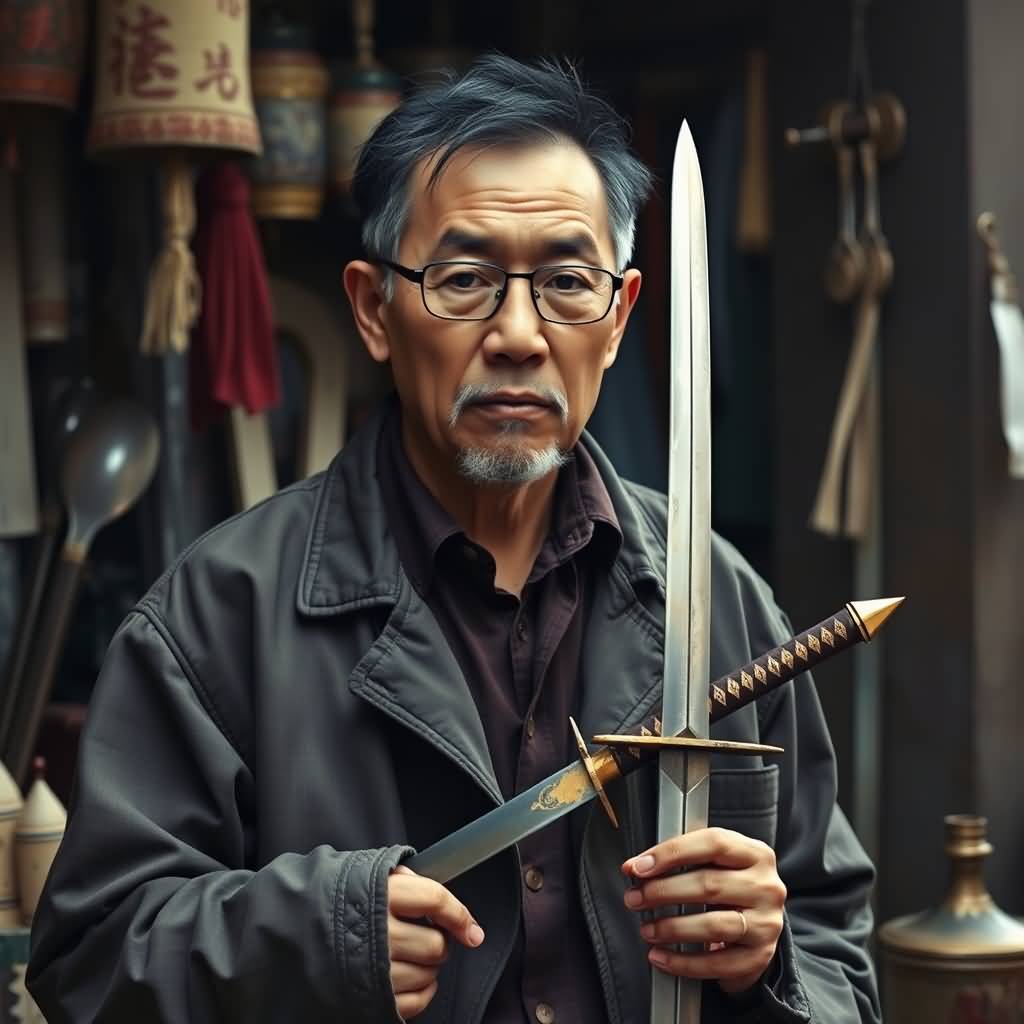 Antique Street Shop Owner