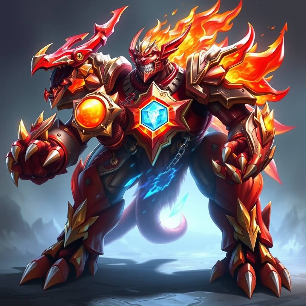 fire armor beast (mid‑grade general 4th #1)