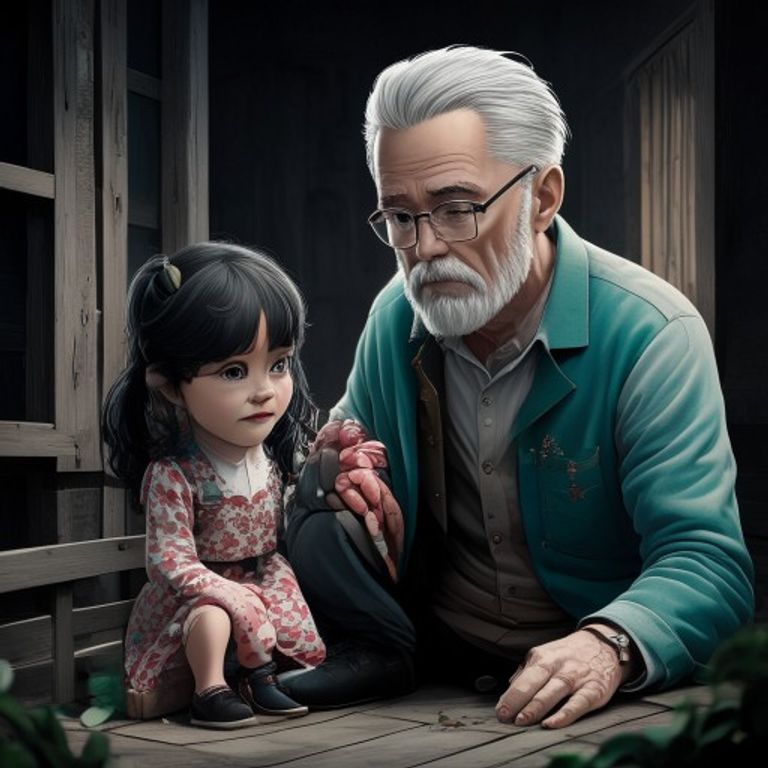 Little Girl's Grandfather