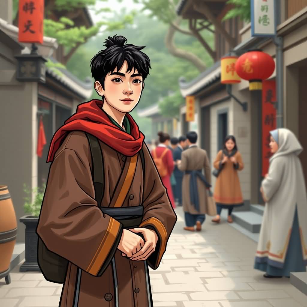 Young Man On Street