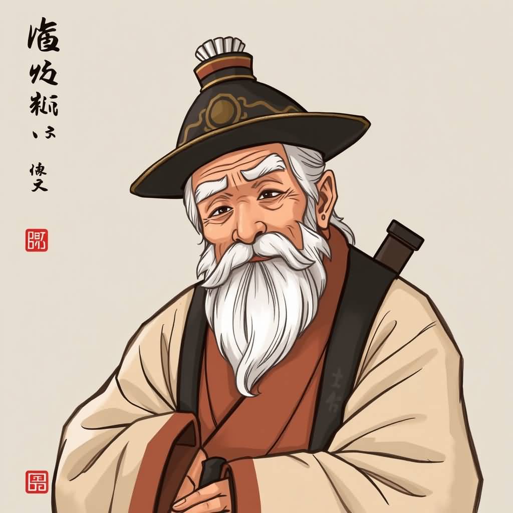 elderly ancestor legend teller