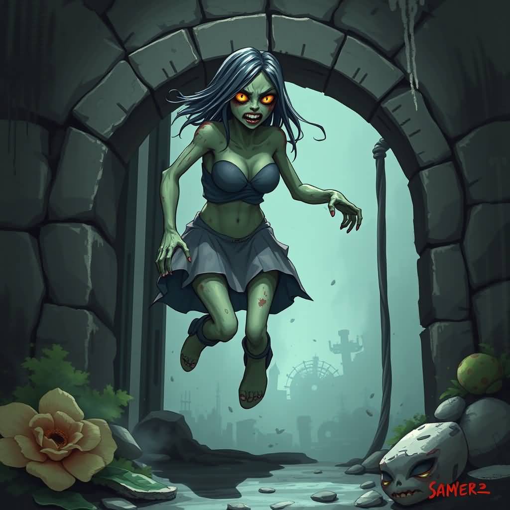 Gate‑female Zombie