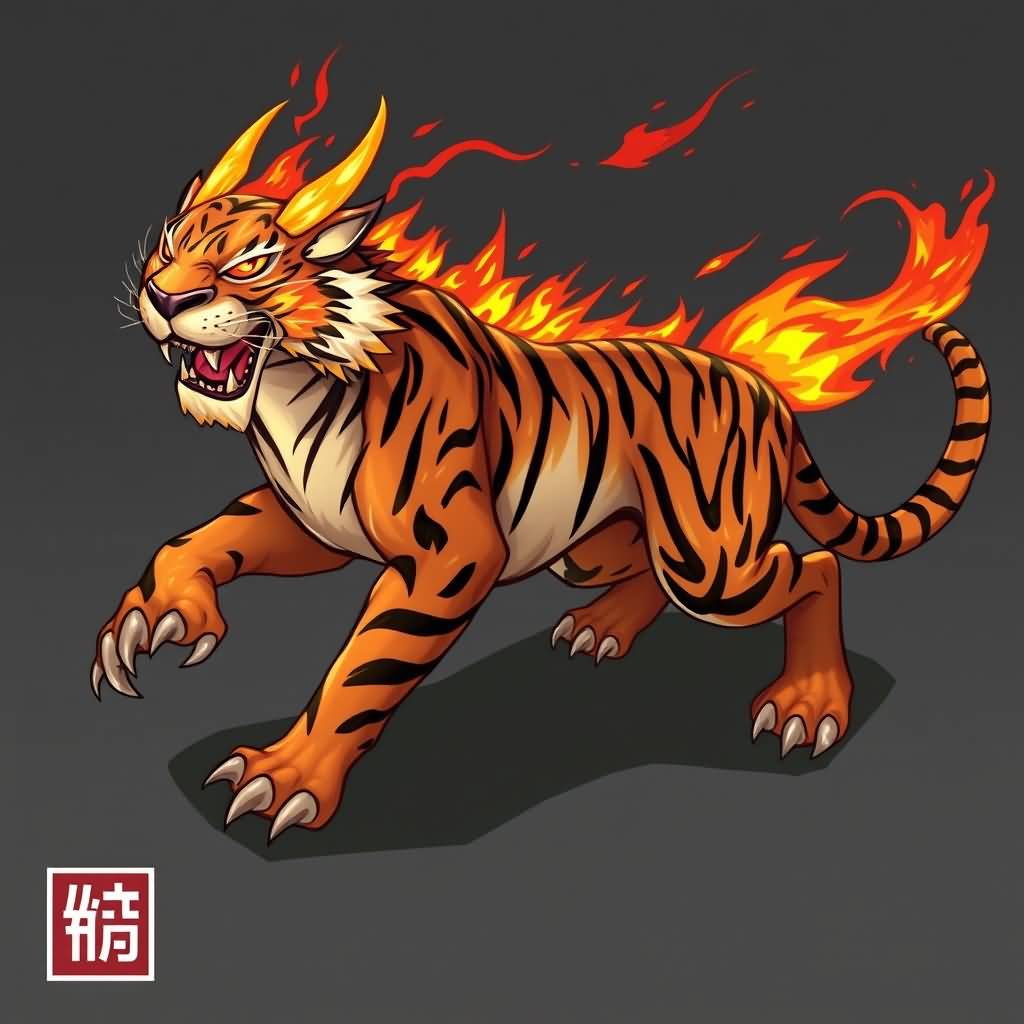 spirit flame tiger
