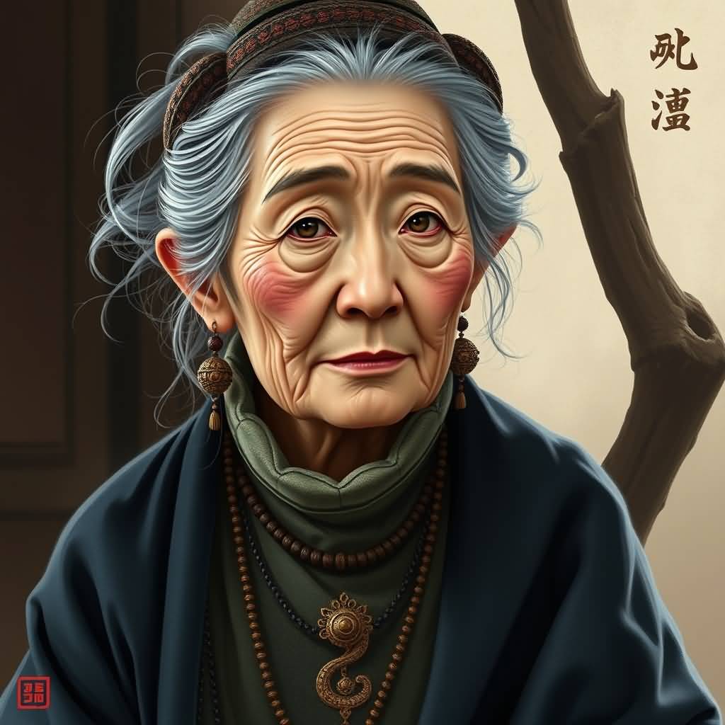 old woman hu