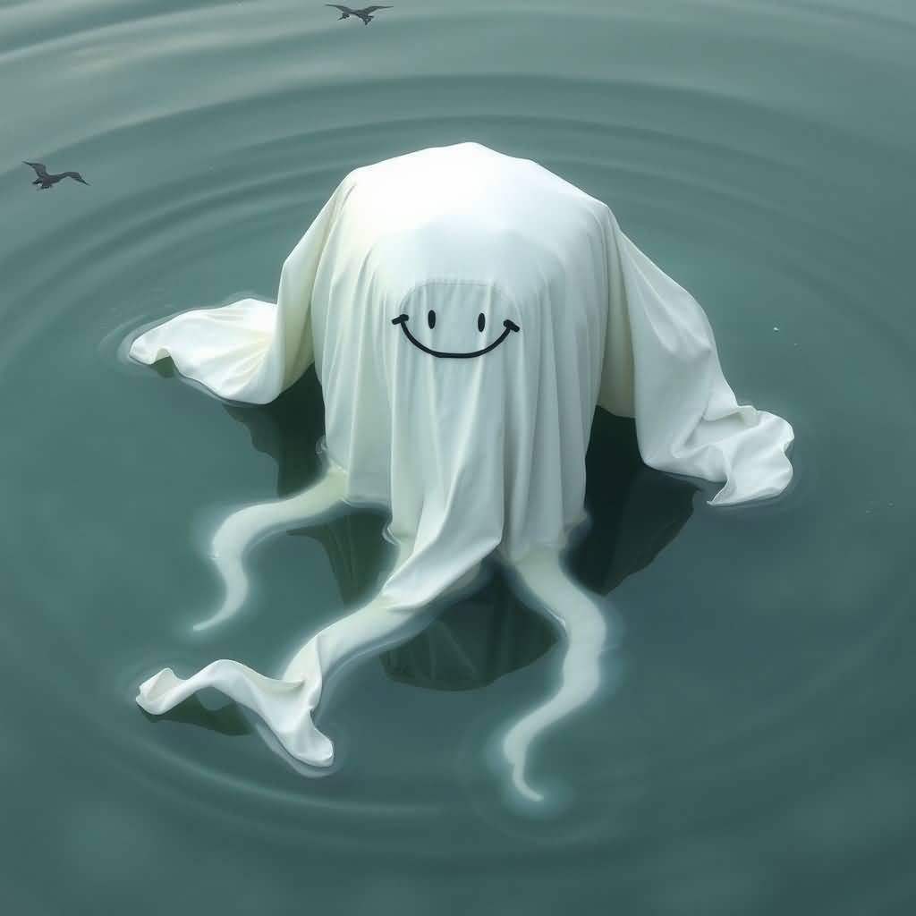 White Cloth Smiling Face