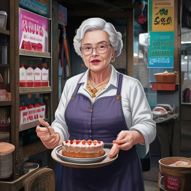Grandma Stall Owner