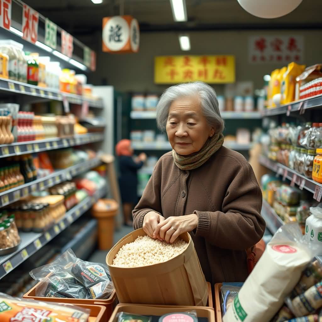 supermarket aunt