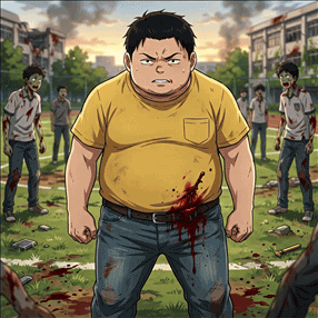 fat male student
