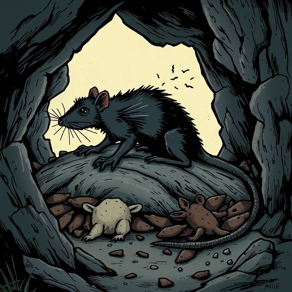 The Corpse‑eating Black Rat