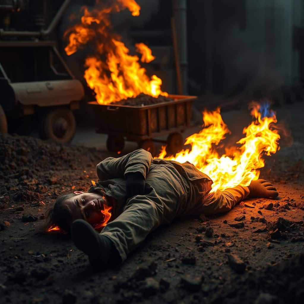 Chemical Plant Burned Worker