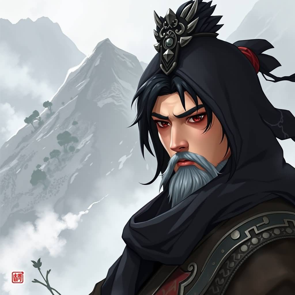 The Black-clad Leader
