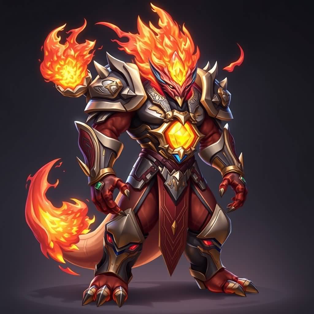 fire armor beast (mid‑grade general 4th #2)