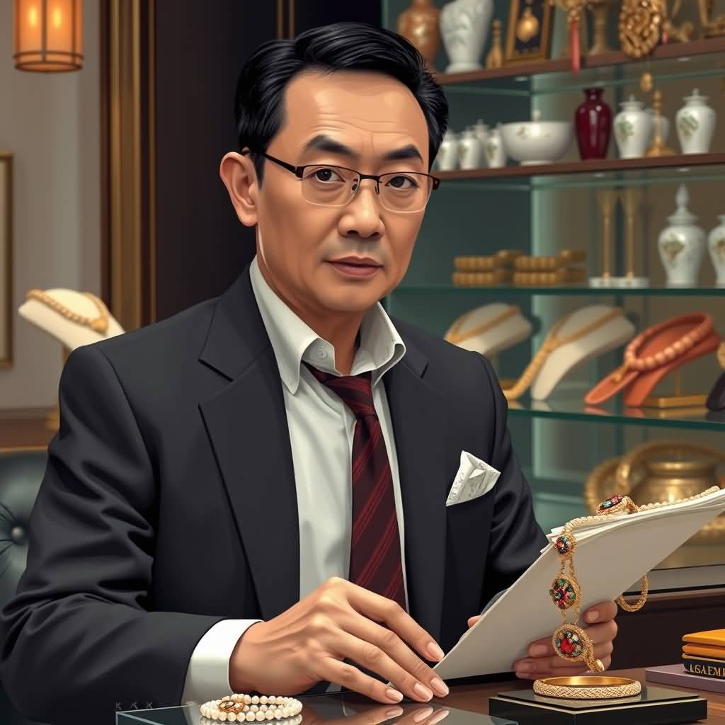 second-hand luxury goods store boss