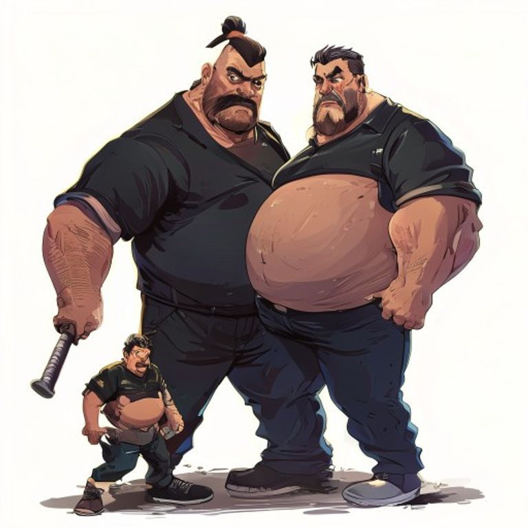 Tall Fat Man (brother Feng)