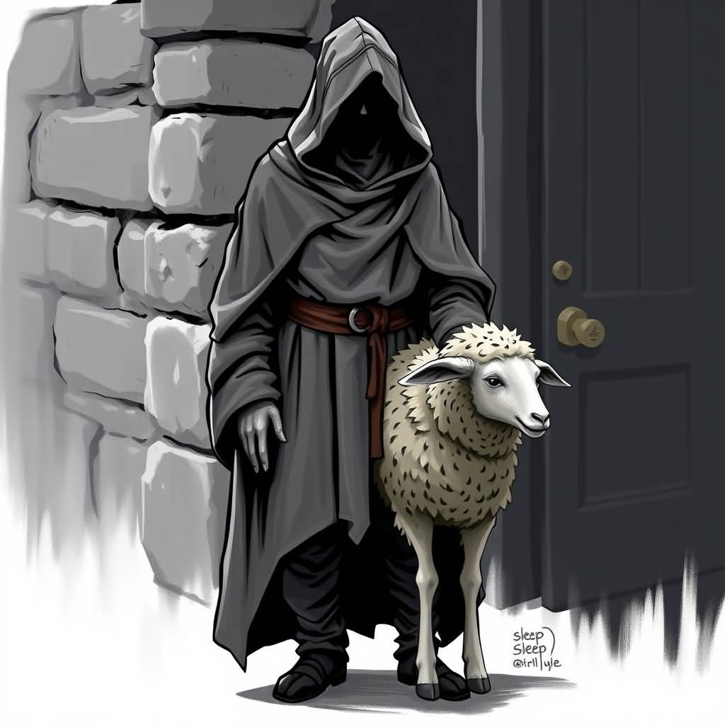 Gray-robed Man