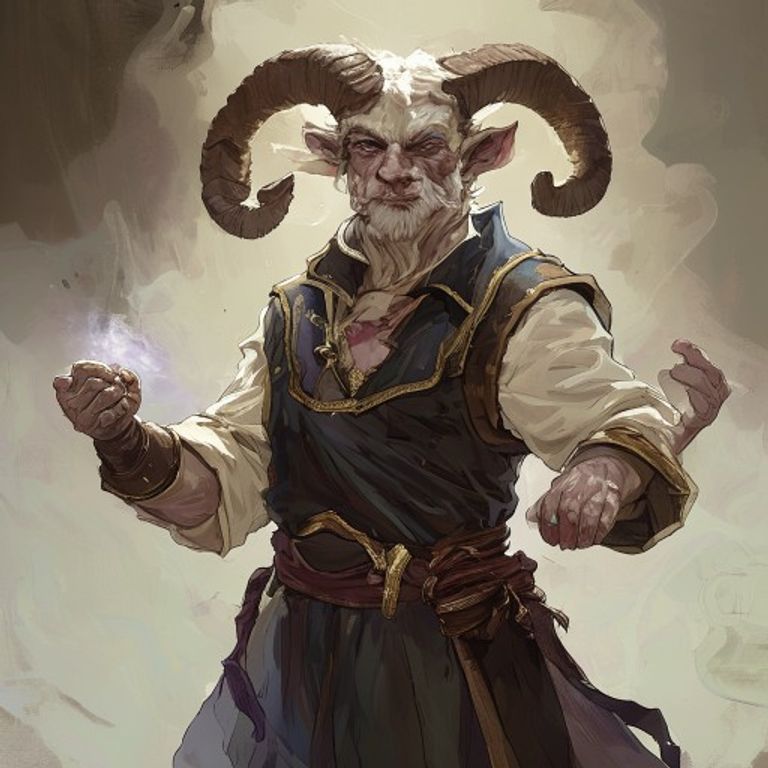 Male Mage Of Sheep's Fighting Spirit