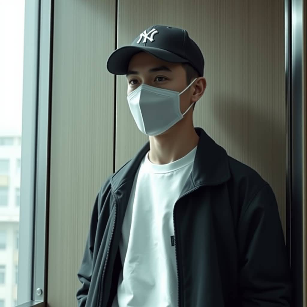 the man in the baseball cap