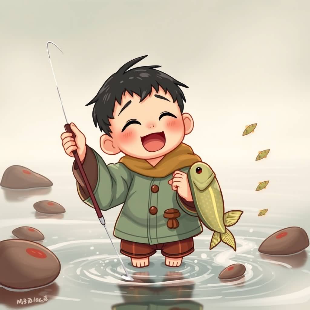 the cheering child