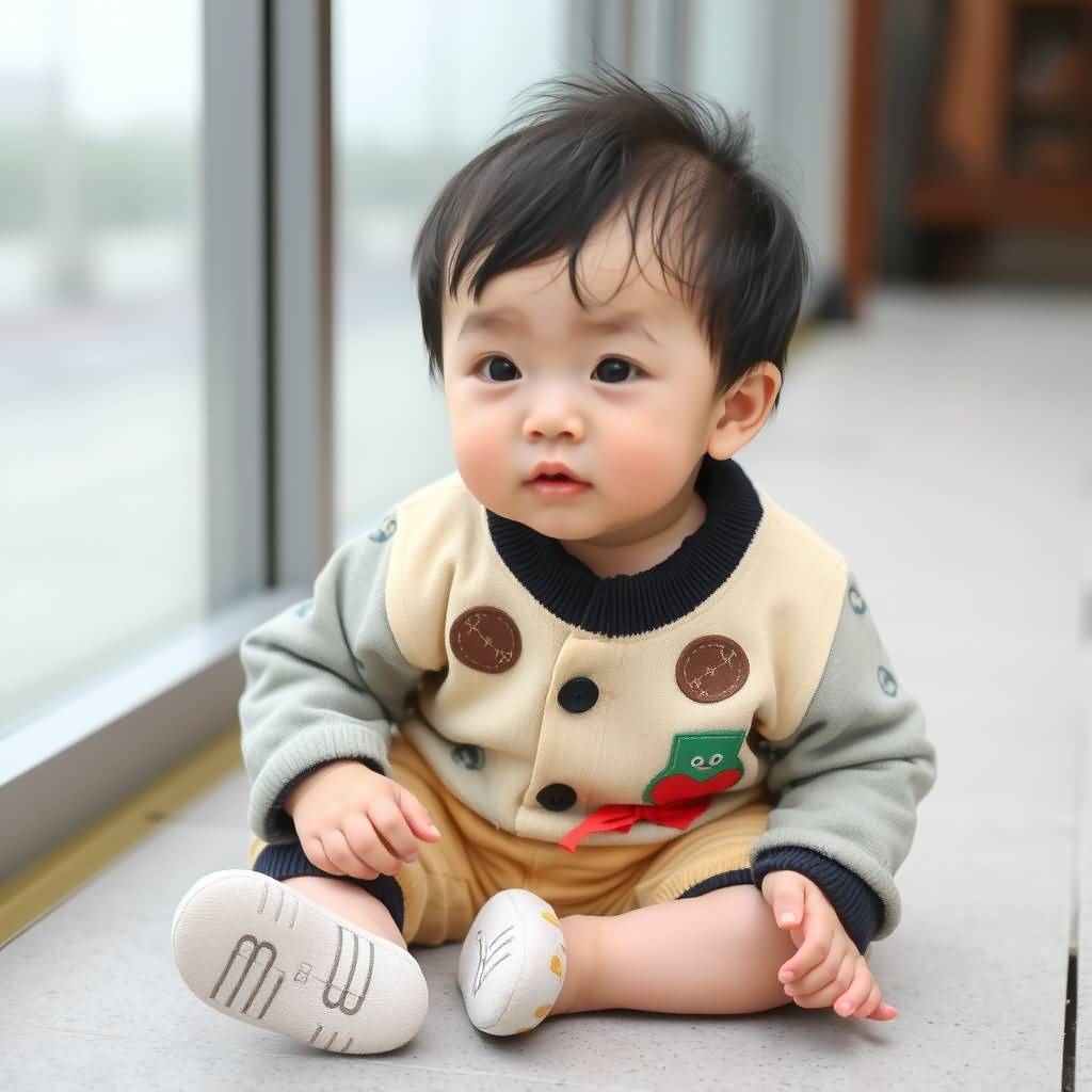 wang qiang's child