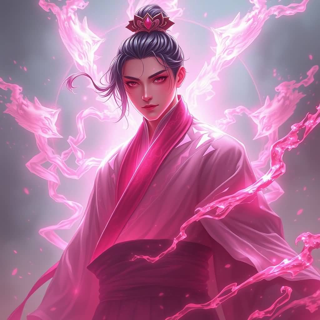 pink aura figure