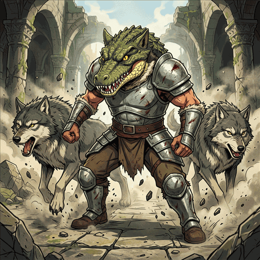 Crocodile-headed Wolf