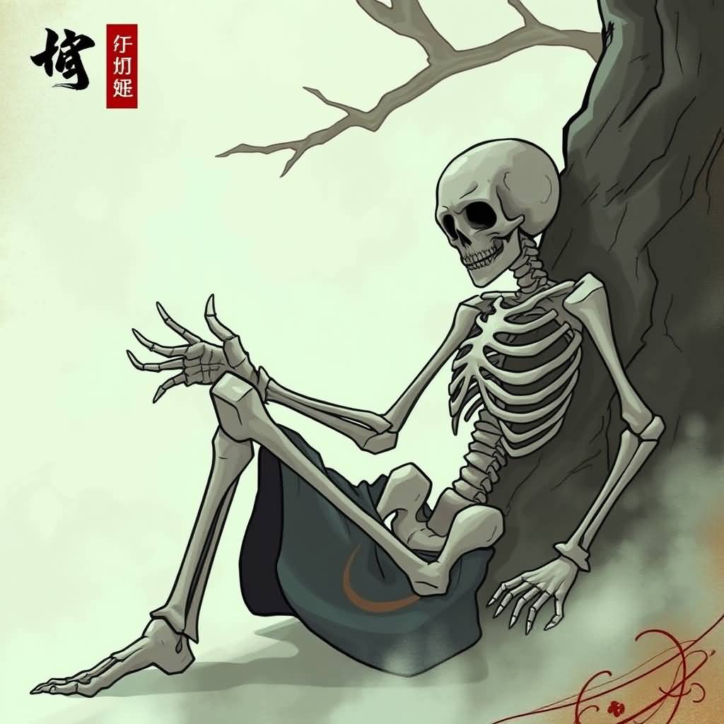 dead skeleton
