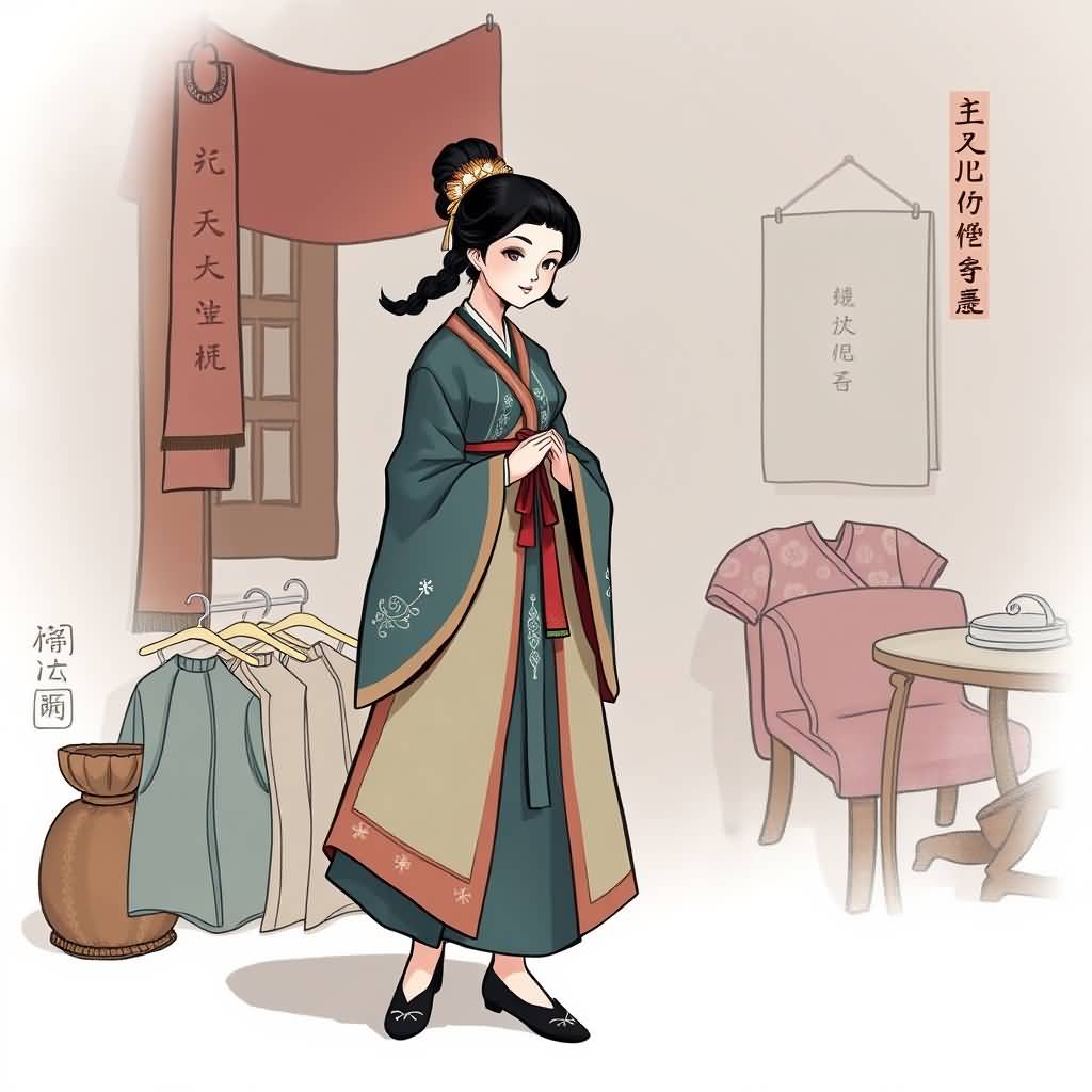 Fabric Shop Lady