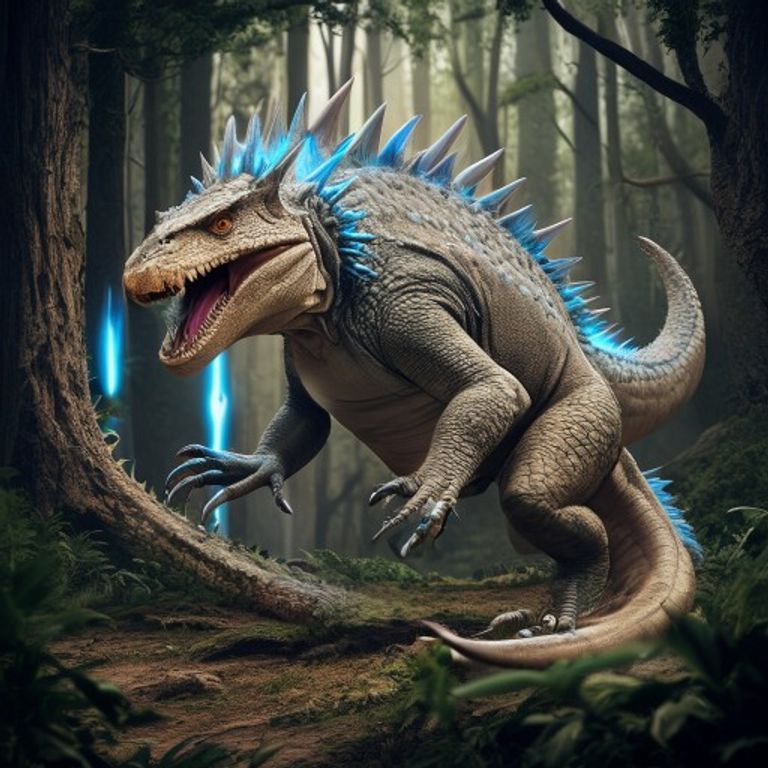 Adult Giant Spiked Lizard