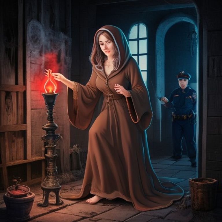 Robed Woman