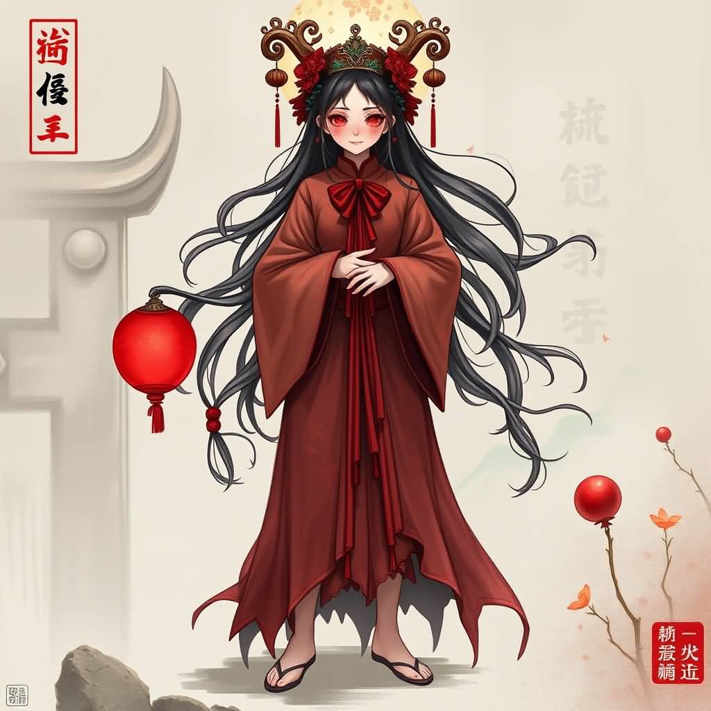 Shuang Shuang (red Oil Female Ghost)