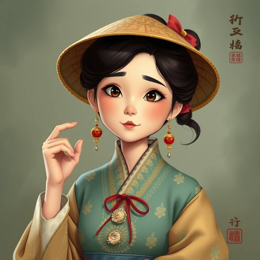 the woman