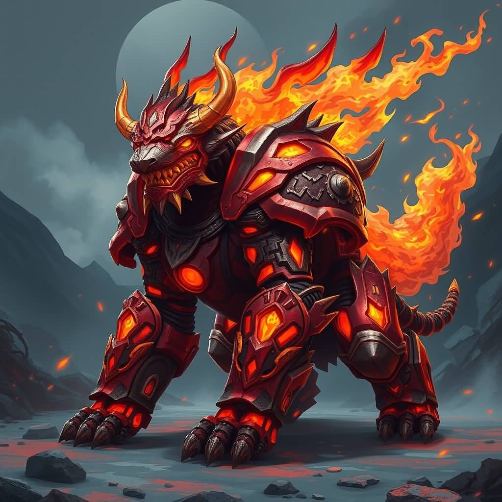 Fire Armor Beast (evening Group Representative)