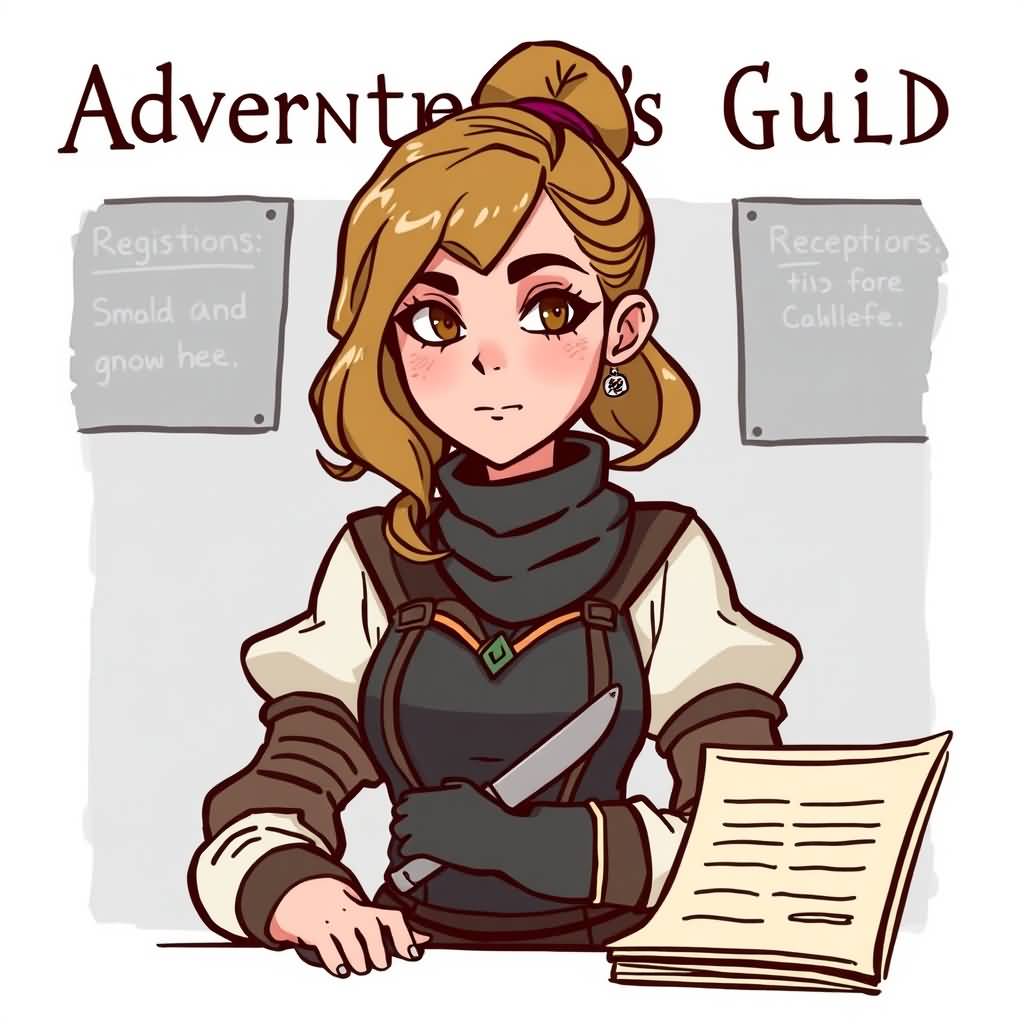 Unfriendly Guild Receptionist