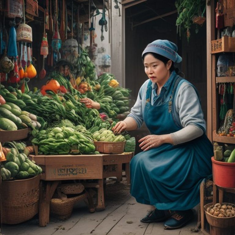 Auntie At The Market